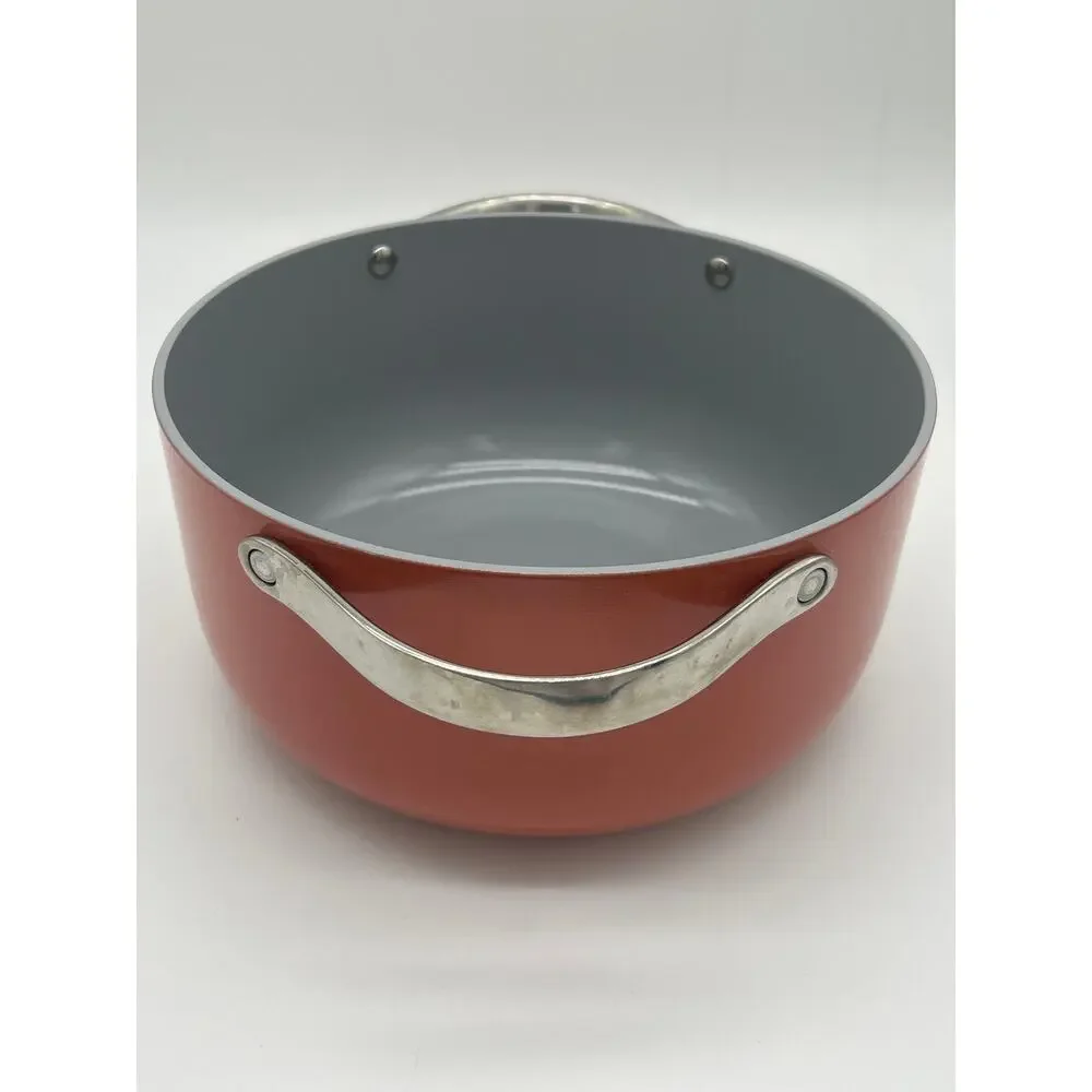 Caraway 6.5 Qt Ceramic Nonstick Dutch Oven Pot ~10” Perracotta w/ Handles